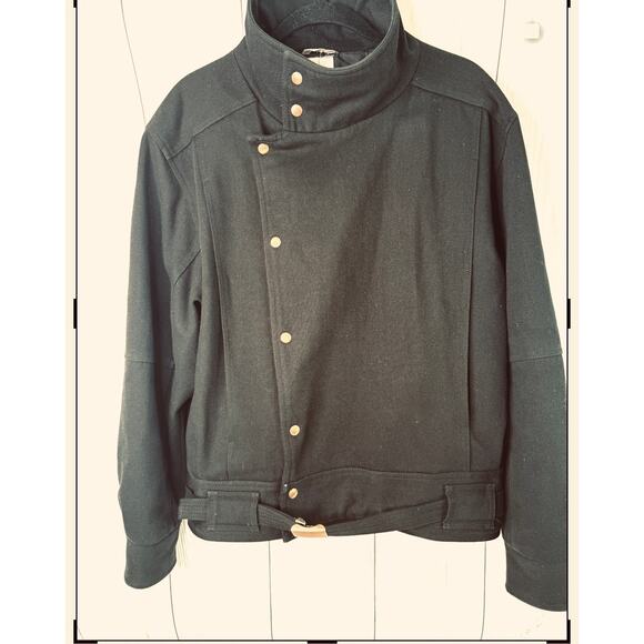 Vintage Members Only Italiano Classico Corso D’anno 1980s Wool Jacket Black 40 - Picture 1 of 12